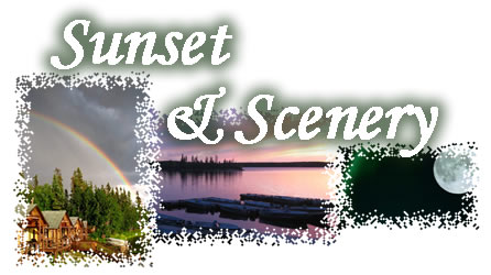 Sunset and Scenery
